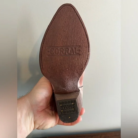 Corral Pink Western Cowboy Boots - Picture 5 of 6